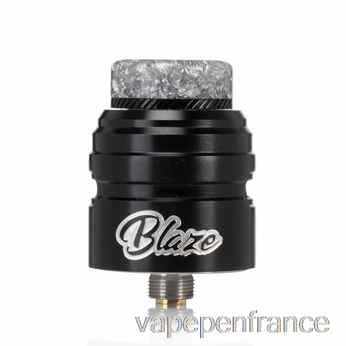 Créations Thunderhead Blaze Solo 24mm Bf Rda Stylo Vape Noir Argent